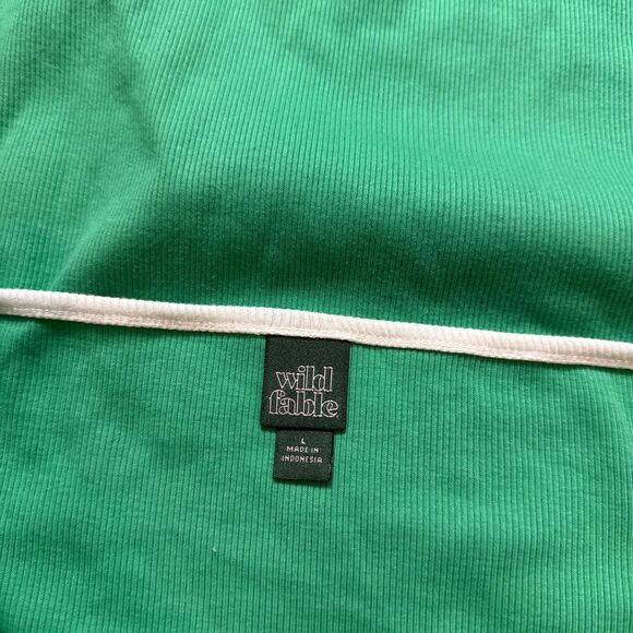 Wild Fable Women's Green Dress - Large - Picture 3 of 3